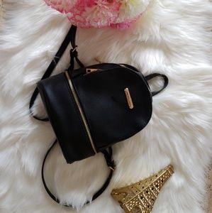Black little backpack